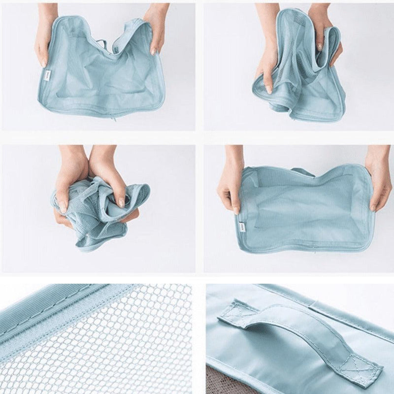 Kit 7 Bolsas Organizadoras Para Mala de Viagem STORAGE BAG - [PAGUE 4 LEVE 7 - SUPER PROMOÇÃO POR TEMPO LIMITADO] - SANTANA HOUSE