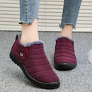 2022 New Women Boots Slip On Comfortable Women Shoes Platform Women Boots Soft Keep Warm Fashion Flat Botas Mujer Winter Boots - SANTANA HOUSE