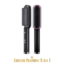 Escova Premium 5 em 1 - Alisa, Seca, Hidrata, Modela e Anti-Frizz - Bivolt - SANTANA HOUSE