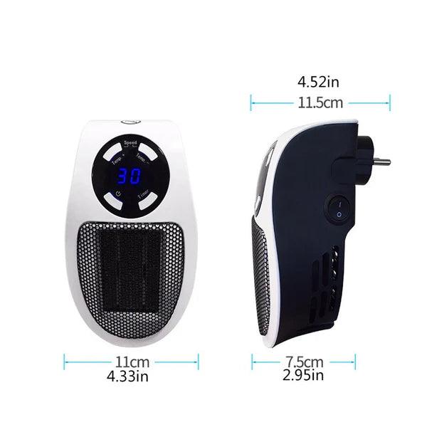 Electric Heater Portable Heater Plug in Wall Room Heating Stove Mini Household Radiator Remote Warmer Machine Winter 220V 500W SANTANA HOUSE