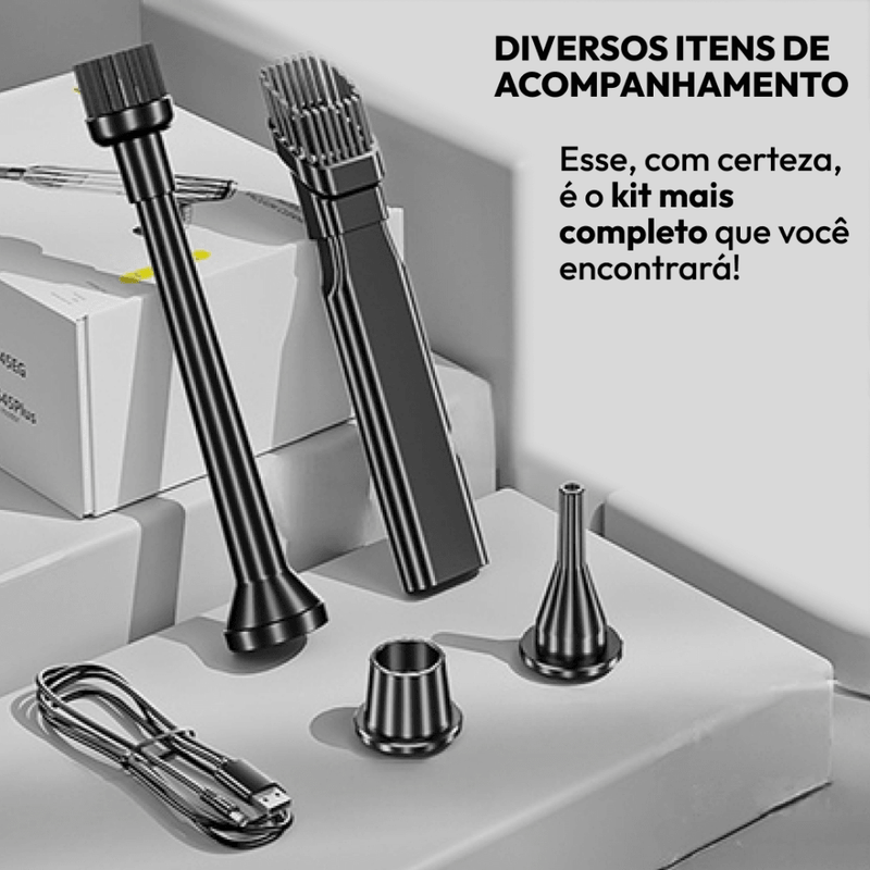 AspiraMax™ Aspirador Compacto Ultra Potente - SANTANA HOUSE