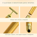 Massageador Elétrico Beauty Bar Gold SANTANA HOUSE