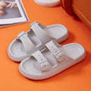 Fashion Thick Platform Non-Slip House Women Slippers Men Summer 2023 EVA Soft Casual Lady Slides Shoes Couple Home Slippers - SANTANA HOUSE