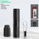 Electric Wine Corkscrew Rechargeable Automatic Bottle Opener Electric Red Wine Opener Kit Foil Cutter Kitchen Accessories - SANTANA HOUSE