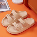 Fashion Thick Platform Non-Slip House Women Slippers Men Summer 2023 EVA Soft Casual Lady Slides Shoes Couple Home Slippers - SANTANA HOUSE