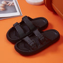 Fashion Thick Platform Non-Slip House Women Slippers Men Summer 2023 EVA Soft Casual Lady Slides Shoes Couple Home Slippers - SANTANA HOUSE