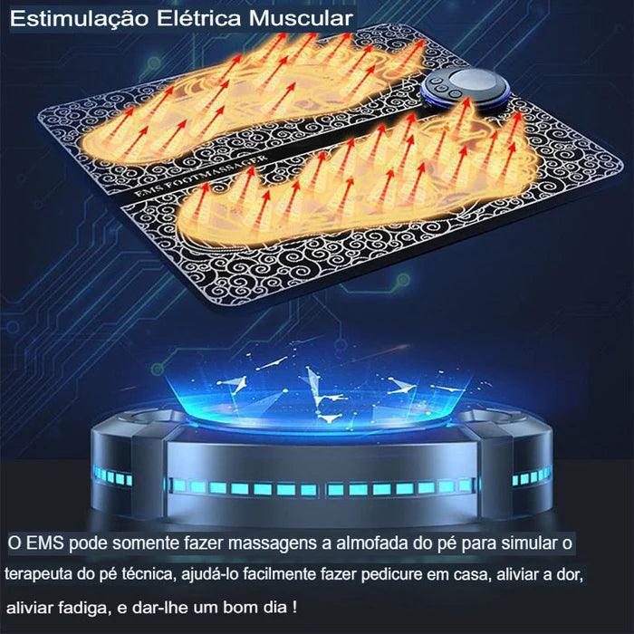 Tapete Massageador Elétrico para os Pés - RelaxPrO - SANTANA HOUSE