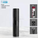 Electric Wine Corkscrew Rechargeable Automatic Bottle Opener Electric Red Wine Opener Kit Foil Cutter Kitchen Accessories - SANTANA HOUSE