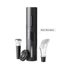 Electric Wine Corkscrew Rechargeable Automatic Bottle Opener Electric Red Wine Opener Kit Foil Cutter Kitchen Accessories - SANTANA HOUSE