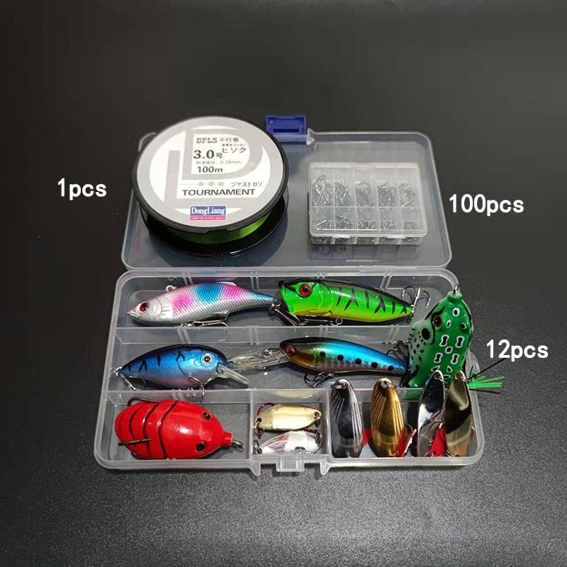 Kit Profissional Completo de Pescaria 165 Peças - SANTANA HOUSE