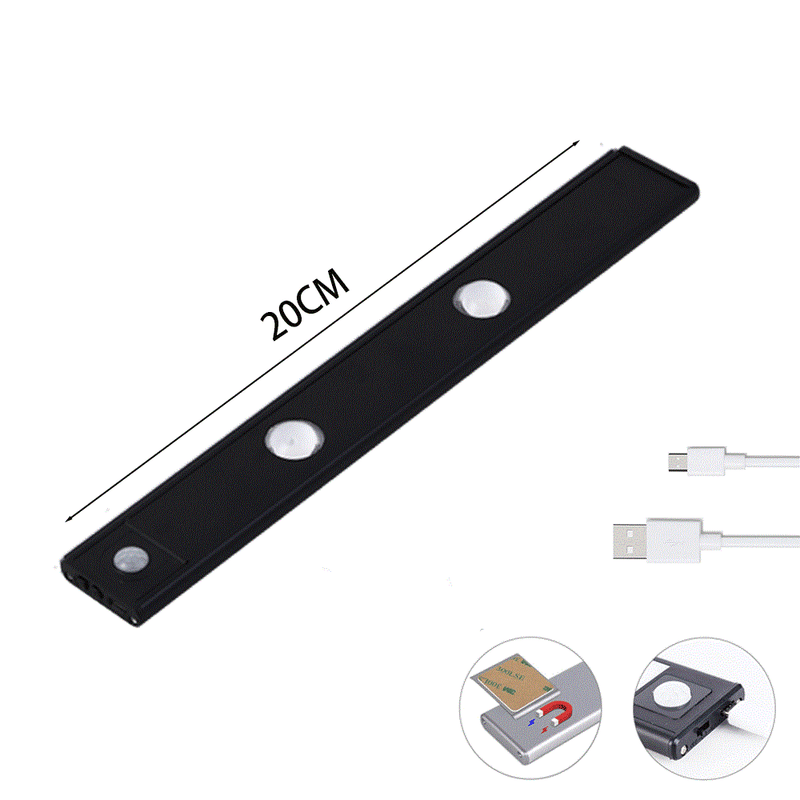 Luz de Led Para Armário com Sensor de Movimento + Frete Grátis + Envio Imediato + Brinde - SANTANA HOUSE