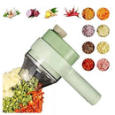 Cortador Triturador Elétrico Multifuncional 4 em 1 - Facilidade e Versatilidade na Preparação de Alimentos - SANTANA HOUSE