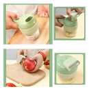 Cortador Triturador Elétrico Multifuncional 4 em 1 - Facilidade e Versatilidade na Preparação de Alimentos - SANTANA HOUSE