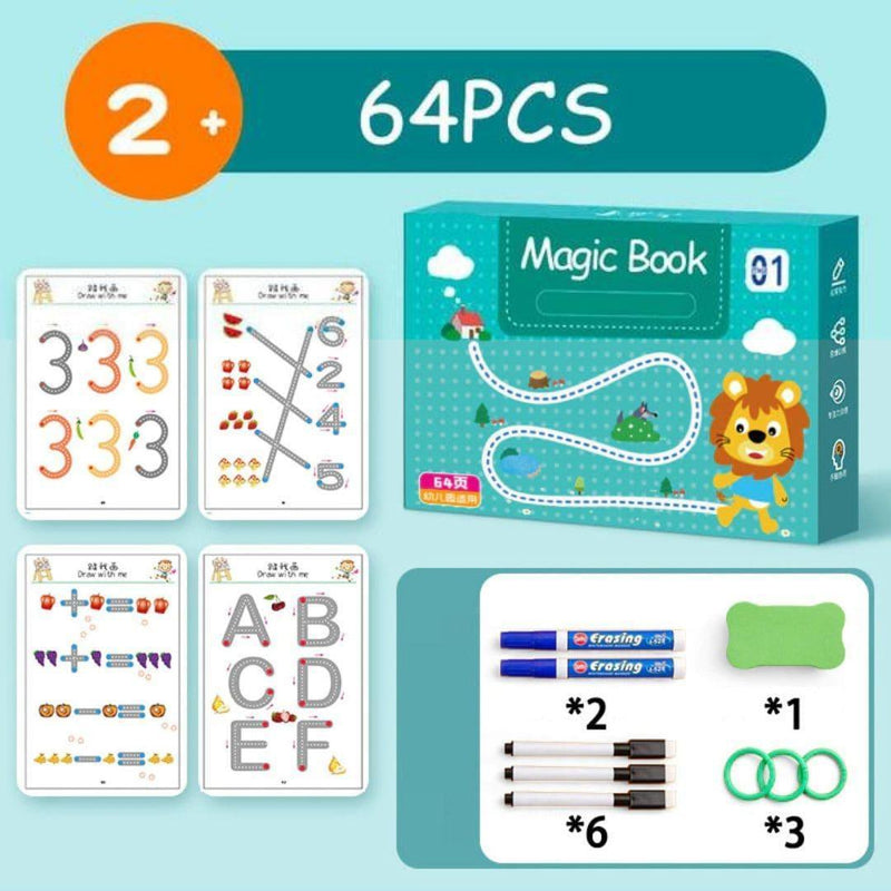 Caderno de Traço e Desenho Infantil - MagicBook - SANTANA HOUSE