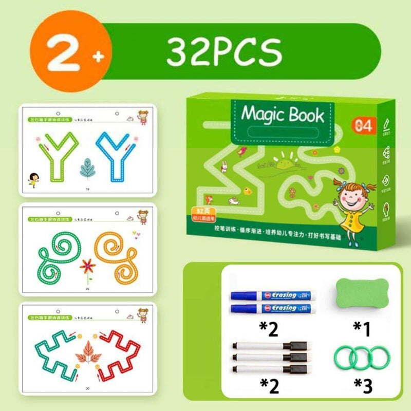 Caderno de Traço e Desenho Infantil - MagicBook - SANTANA HOUSE