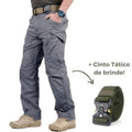 Calça Militar Tática Resistente e Impermeável + Cinto de Brinde - SANTANA HOUSE