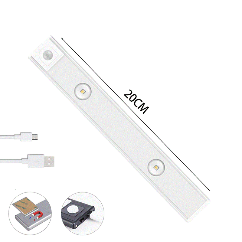 Luz de Led Para Armário com Sensor de Movimento + Frete Grátis + Envio Imediato + Brinde - SANTANA HOUSE