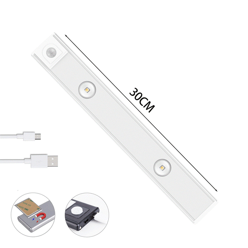 Luz de Led Para Armário com Sensor de Movimento + Frete Grátis + Envio Imediato + Brinde - SANTANA HOUSE