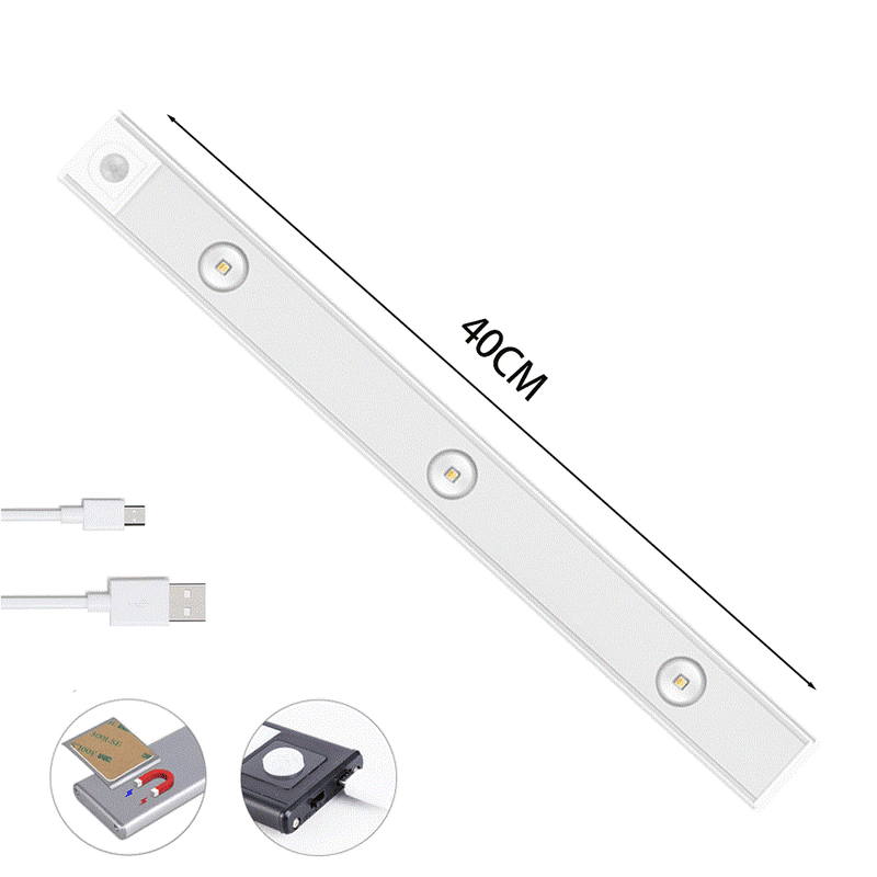 Luz de Led Para Armário com Sensor de Movimento + Frete Grátis + Envio Imediato + Brinde - SANTANA HOUSE