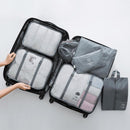 Kit 7 Bolsas Organizadoras Para Mala de Viagem STORAGE BAG - [PAGUE 4 LEVE 7 - SUPER PROMOÇÃO POR TEMPO LIMITADO] - SANTANA HOUSE
