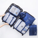 Kit 7 Bolsas Organizadoras Para Mala de Viagem STORAGE BAG - [PAGUE 4 LEVE 7 - SUPER PROMOÇÃO POR TEMPO LIMITADO] - SANTANA HOUSE