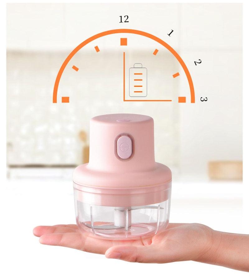 Mini Processador De Alimentos Elétrico 250ml - SANTANA HOUSE