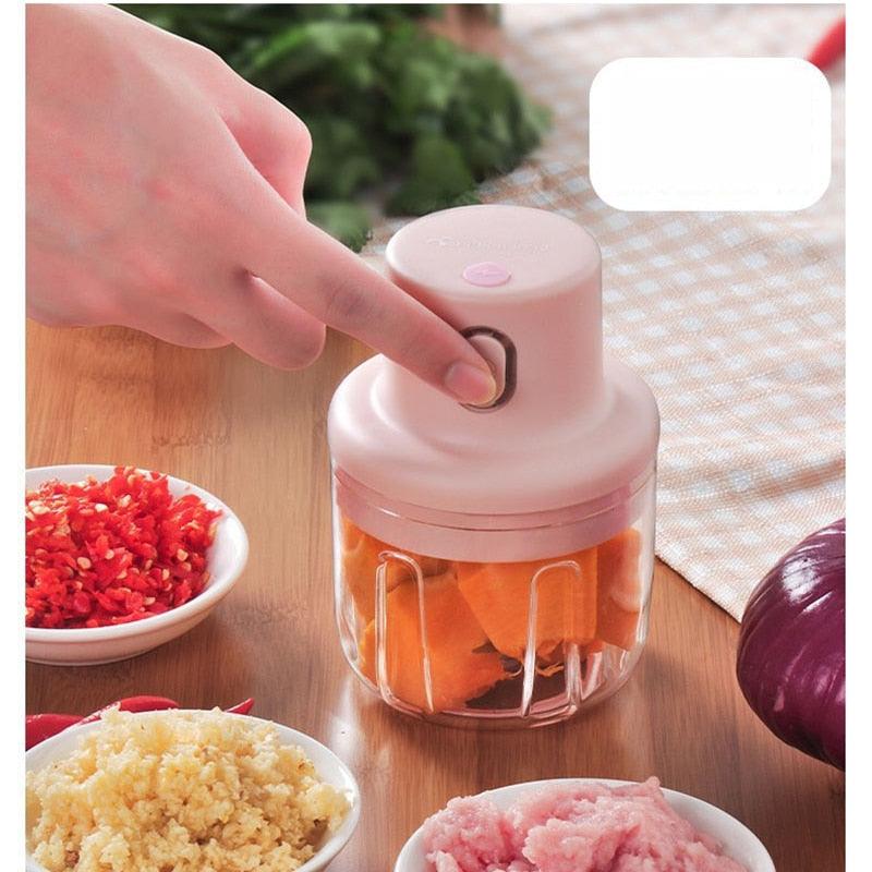 Mini Processador De Alimentos Elétrico 250ml - SANTANA HOUSE