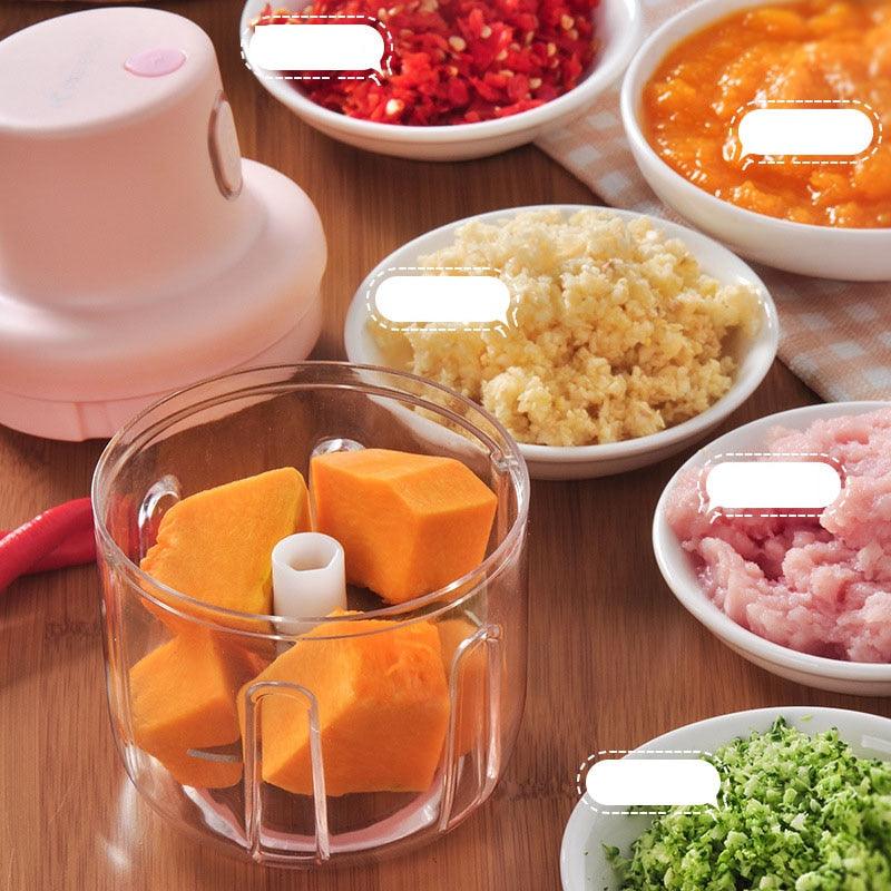 Mini Processador De Alimentos Elétrico 250ml - SANTANA HOUSE